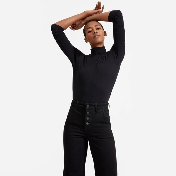 NWT EVERLANE The Button-Fly Wide-Leg Jean - Picture 3 of 13